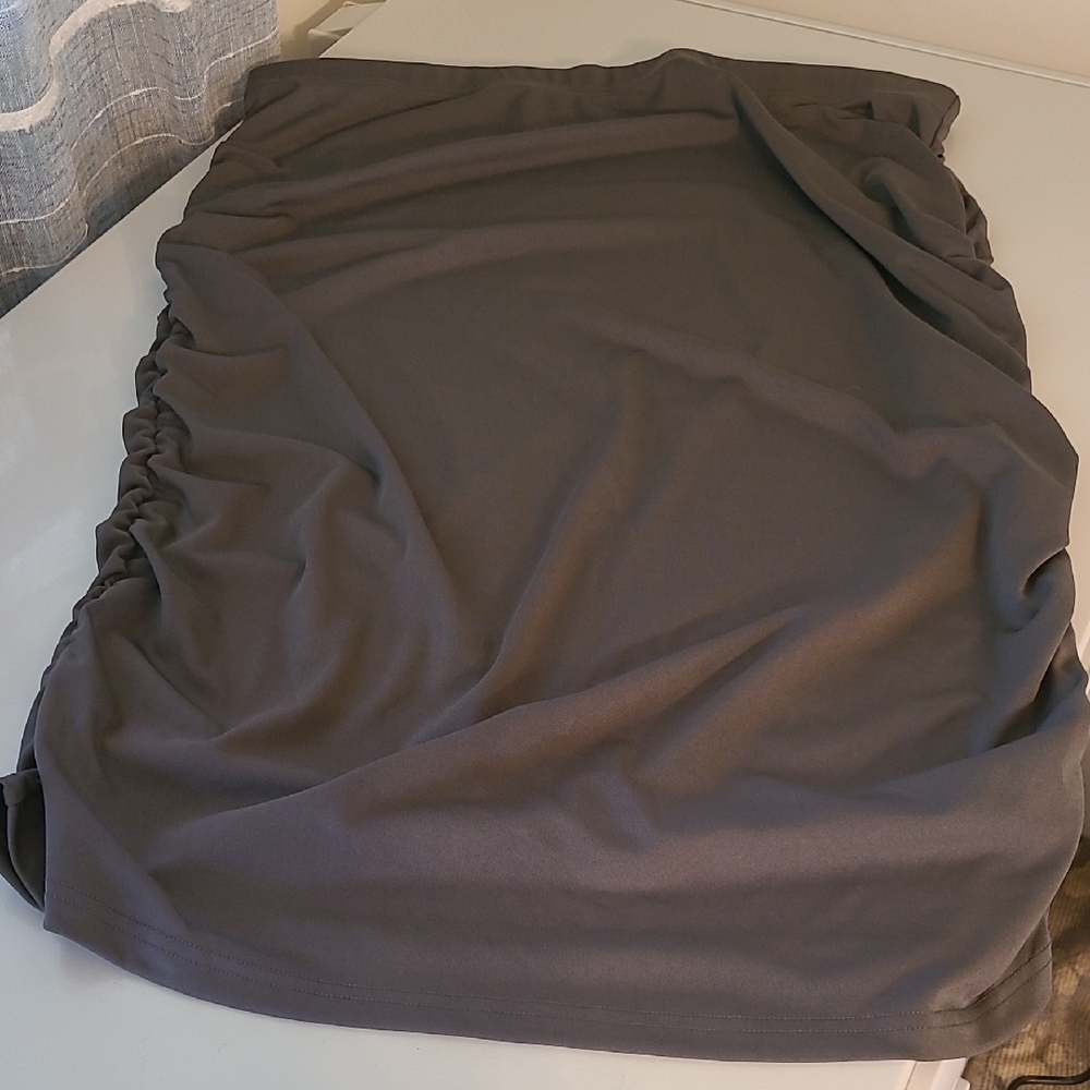 Size 4XL SHEIN Charcoal Pencil Skirt